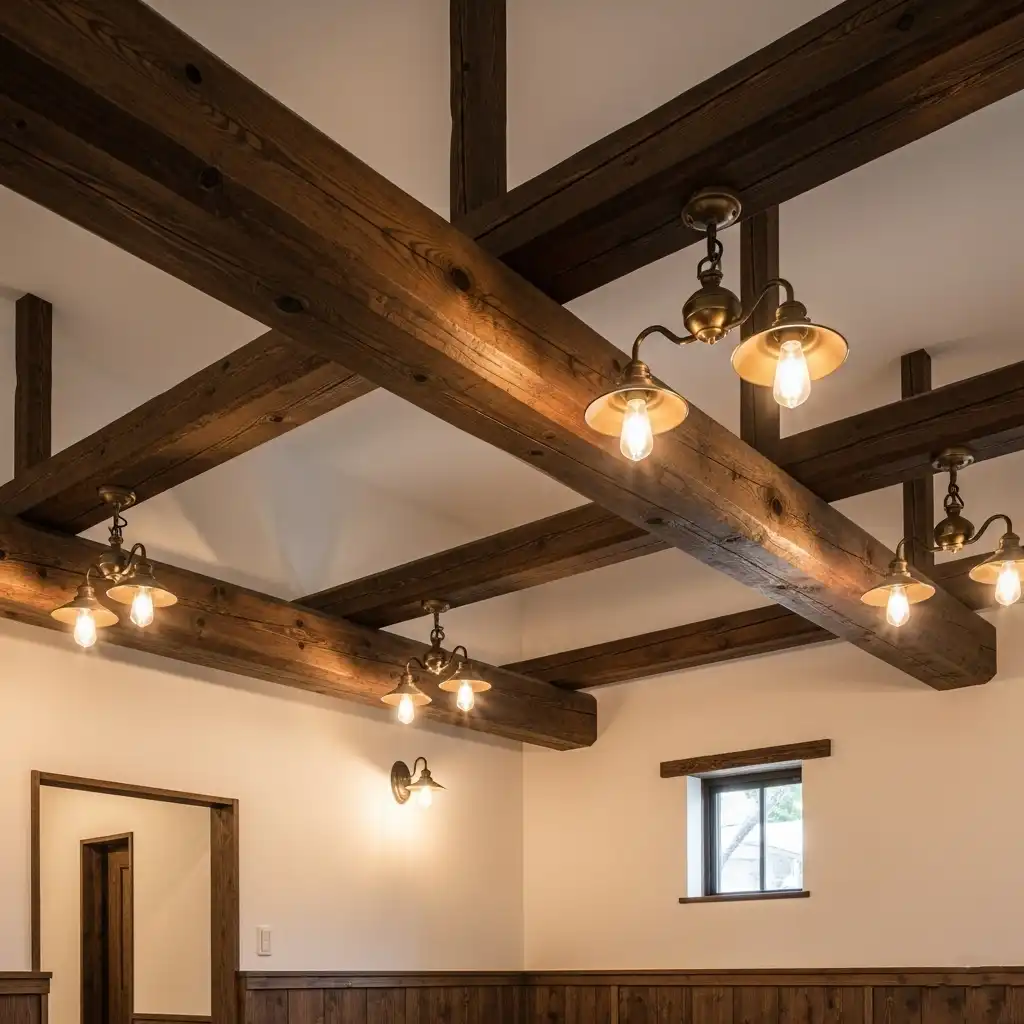 Rustic Beams Overhead