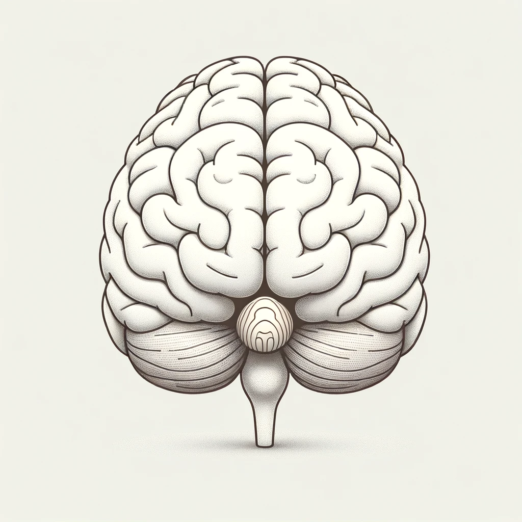 Pineal gland in brain