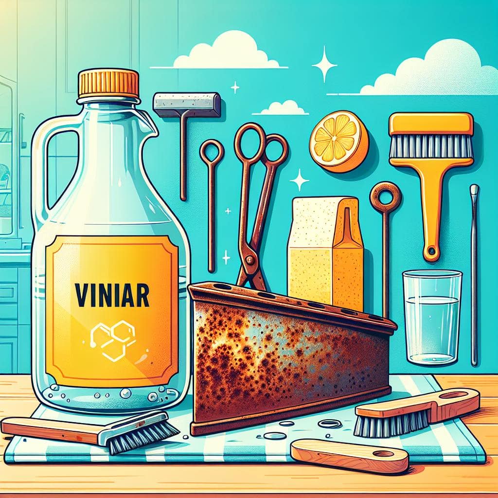 COMO TIRAR FERRUGEM DE FERRO (MÉTODO CASEIRO COM VINAGRE)