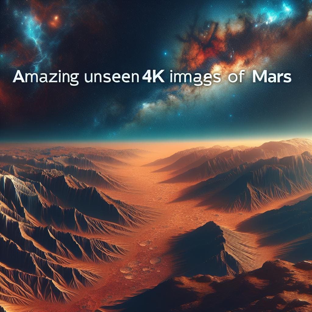IMPRESSIONANTES IMAGENS DE MARTE EM 4K NUNCA VISTAS ANTES