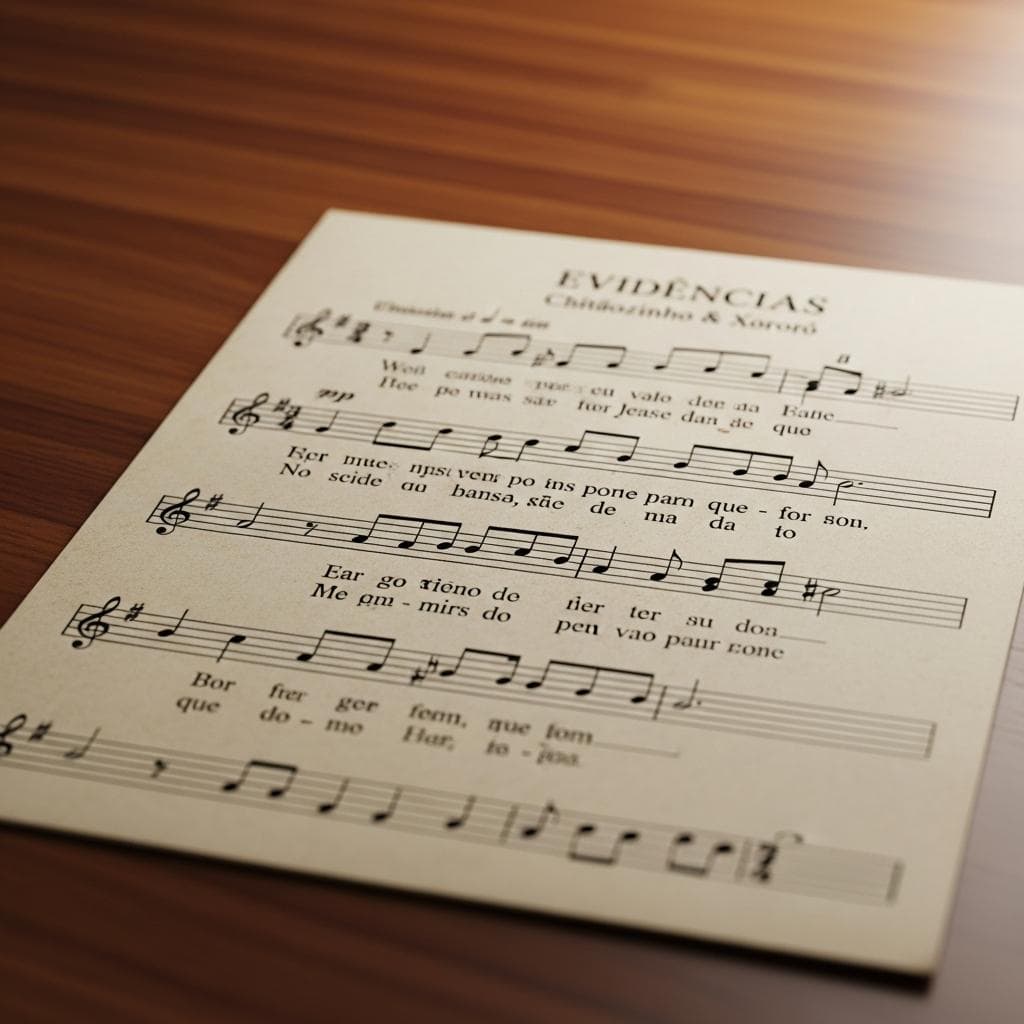 Letra da Música Evidências Chitãozinho e Xororó