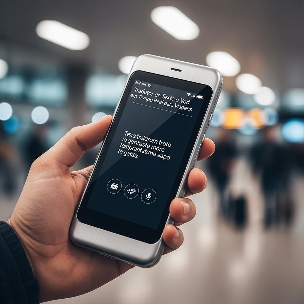 Tradutor de Texto e Voz em Tempo Real para Viagens