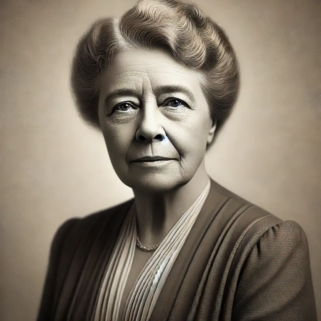 Historical Figures Photograph of Eleanor Roosevelt, a pioneer of universal human rights, equal justice, and equal dignity for every individual.