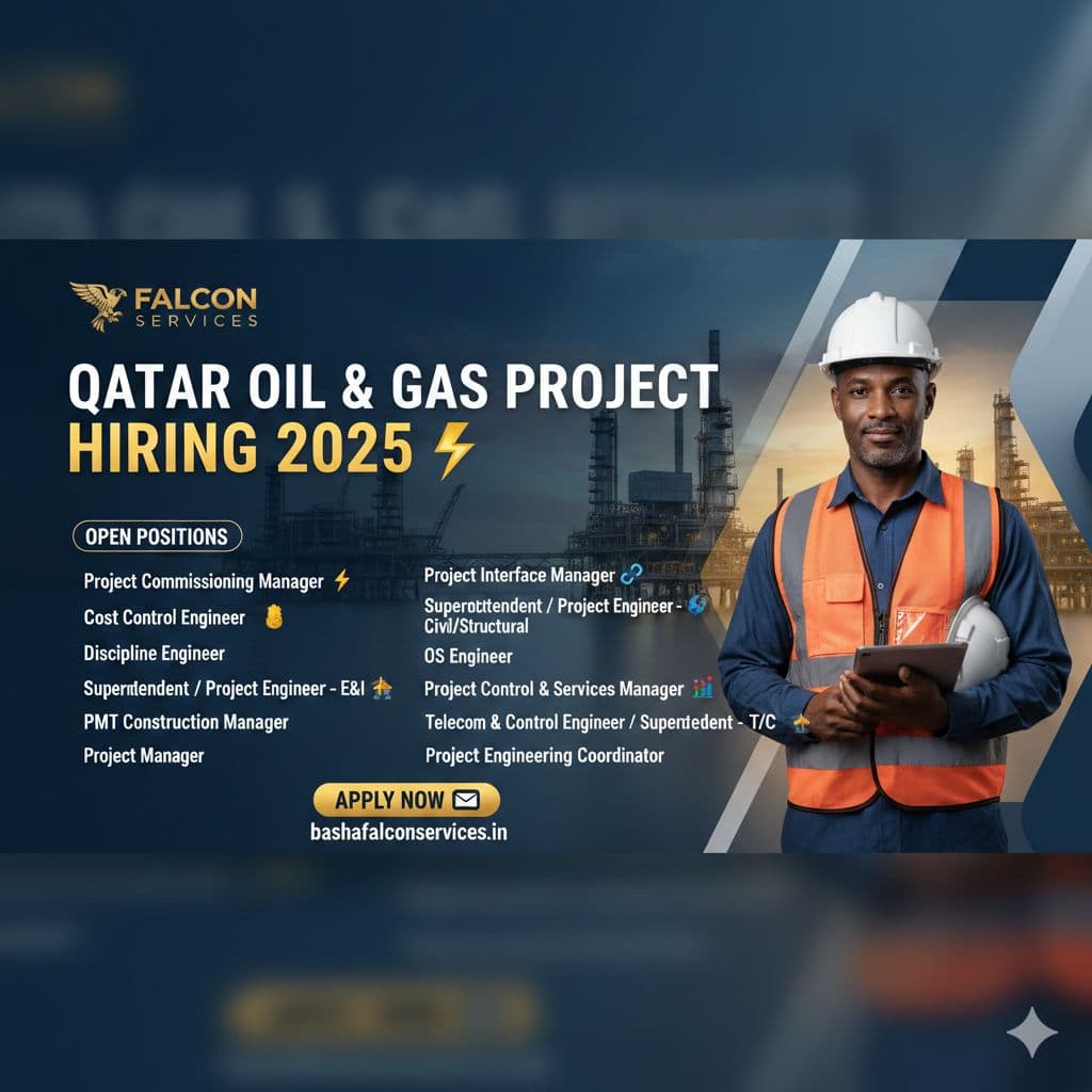 Qatar Oil & Gas Hiring 2025 – EPC, Offshore & Project Management Jobs ...