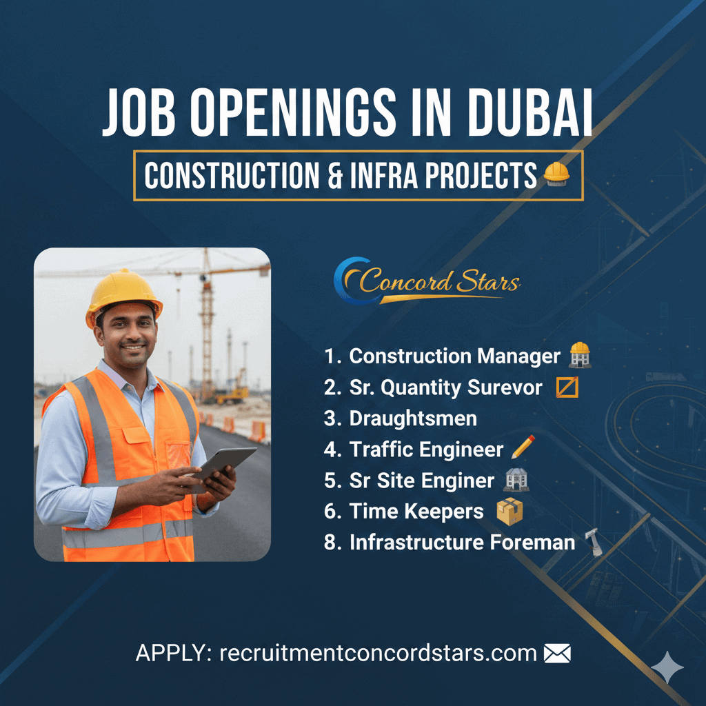 Dubai Construction & Infrastructure Jobs 2026 – Hiring for RTA Projects ...