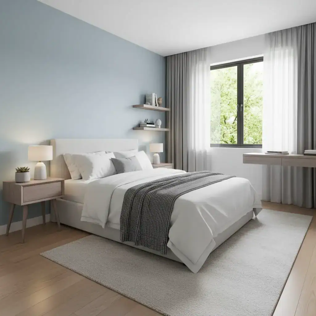 Standard Cleaning Charleston alt="Bedroom cleaning and floor vacuuming in Charleston SC"