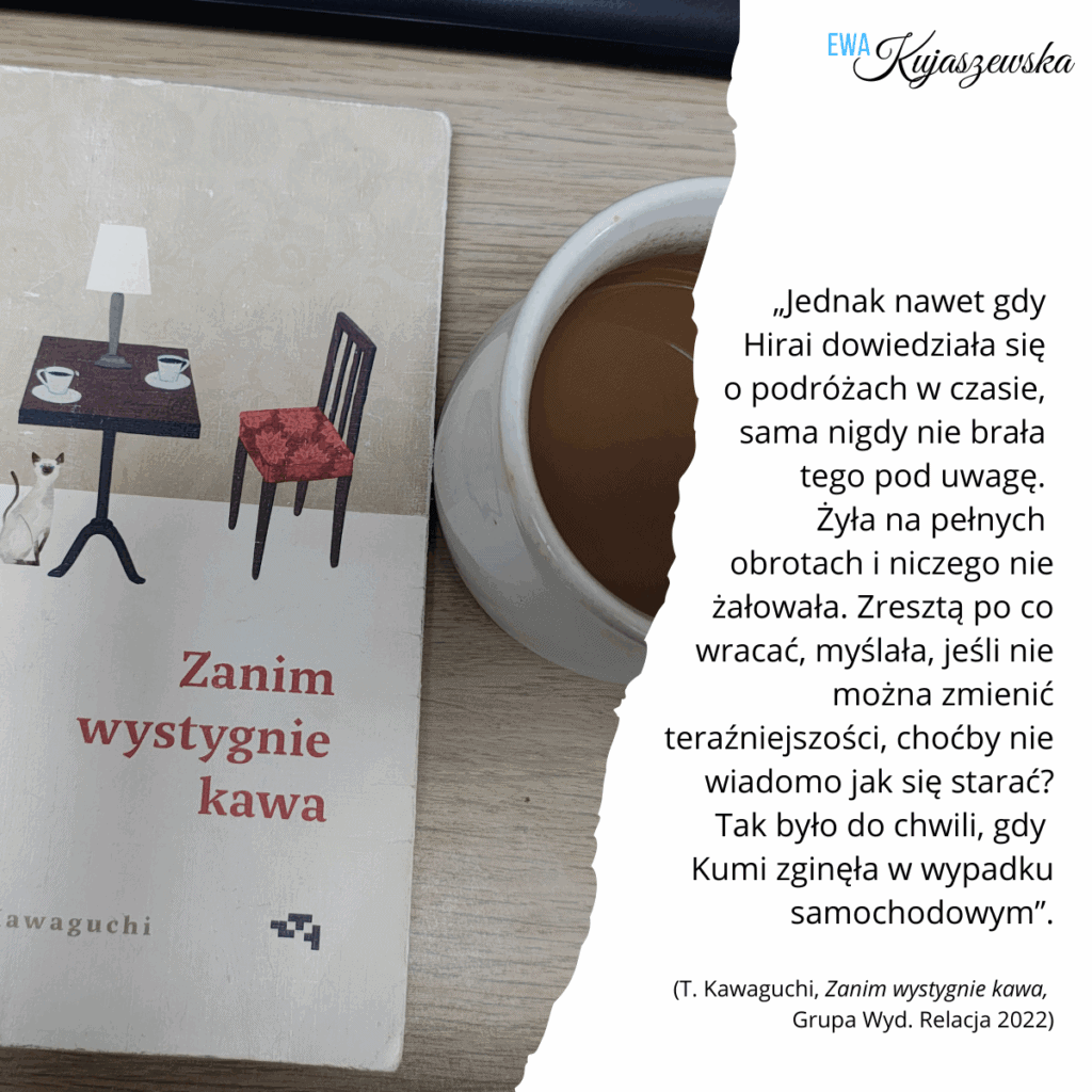 recenzja książki, zanim wystygnie kawa, redakcja, korekta