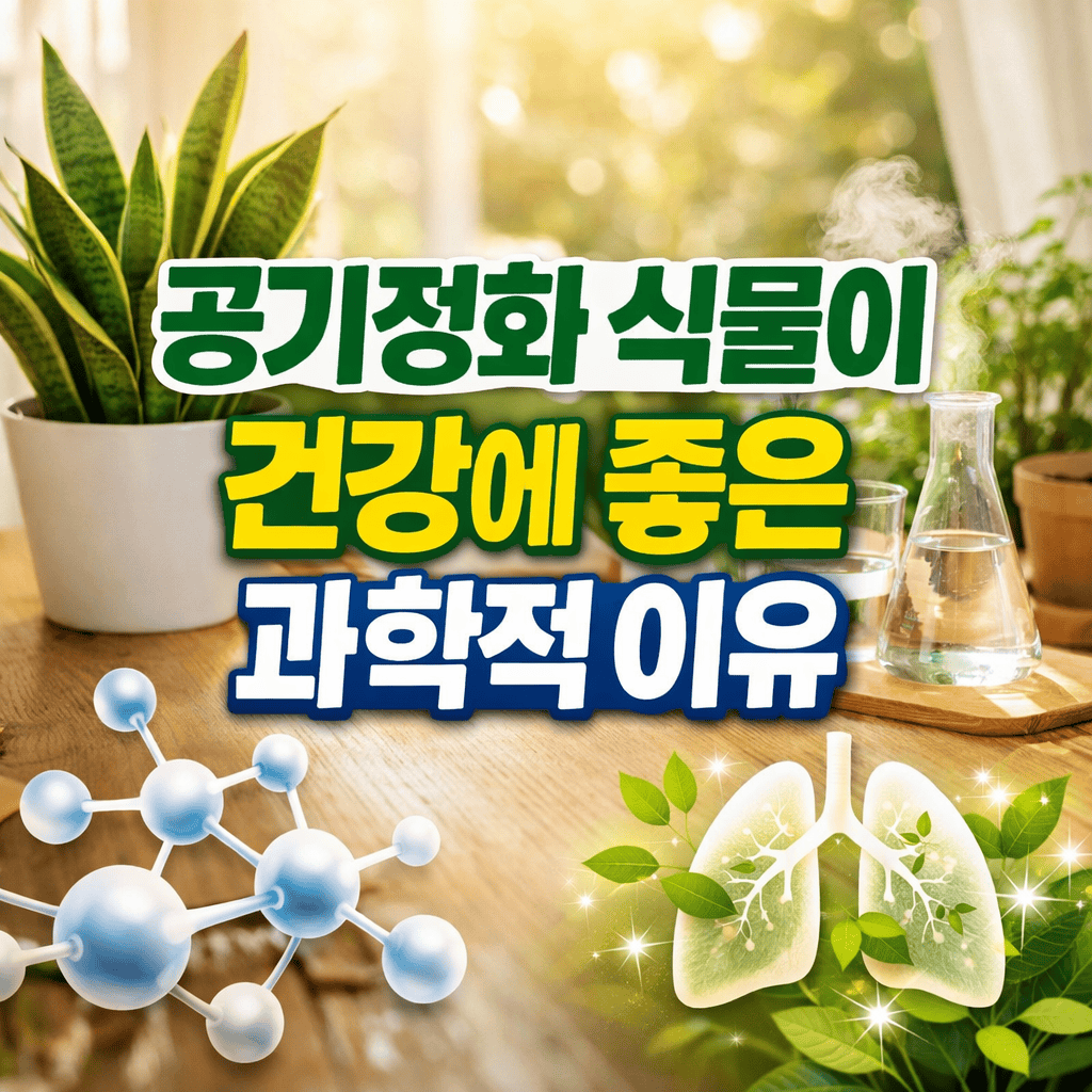 공기정화 식물이 건강에 좋은 과학적 이유