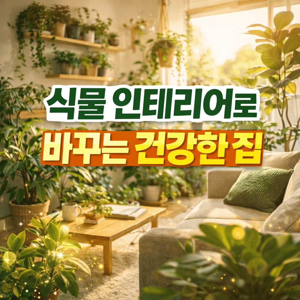 식물 인테리어 건강한 집