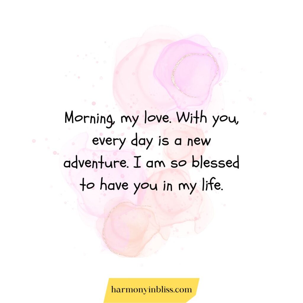 good morning quotes for husband