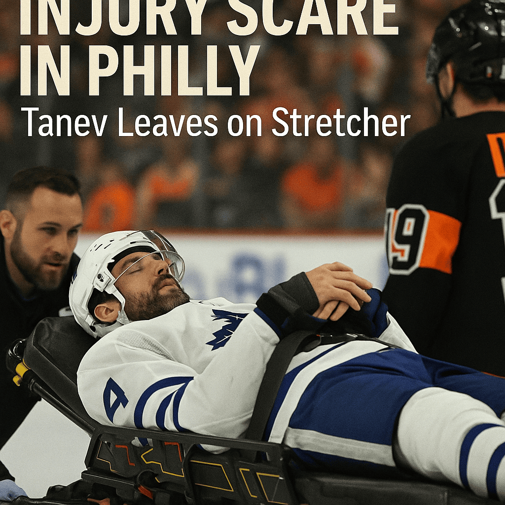 Tanev Leaves on Stretcher as Maple Leafs Beat Flyers 5-2 | IHM News