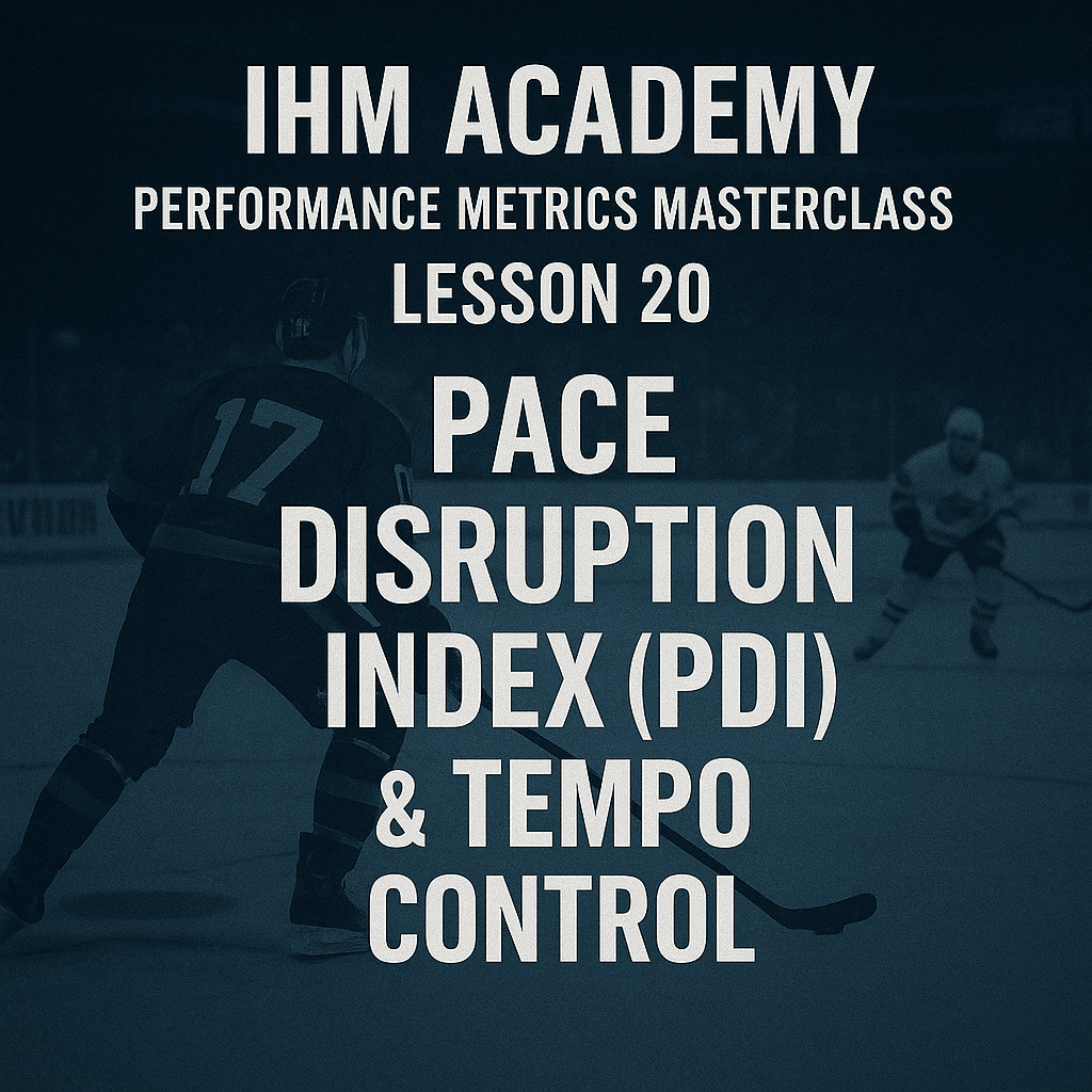 IHM Academy · Performance Metrics Masterclass - Lesson 20