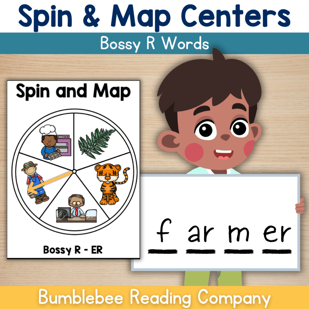 Word Mapping with Spinners - Bossy R