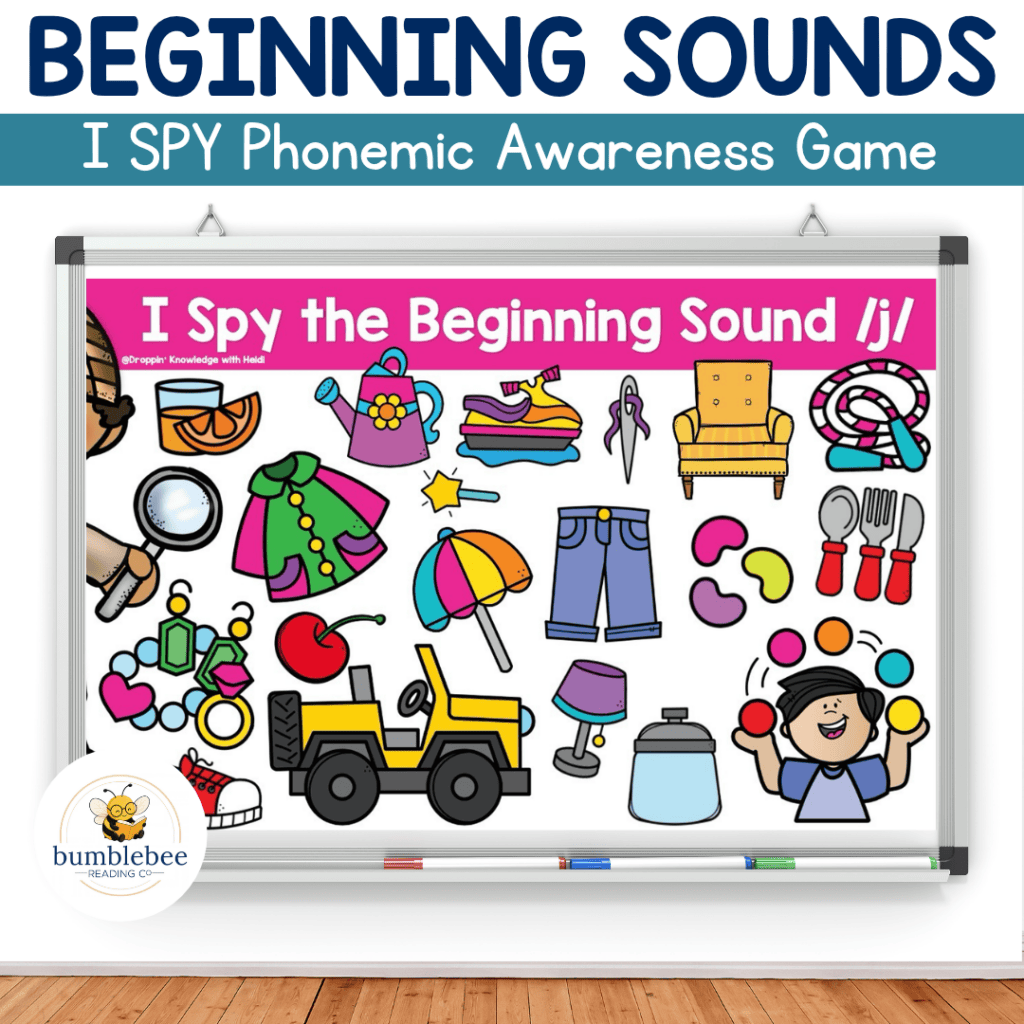 I Spy Beginning Sounds Phonemic Awareness