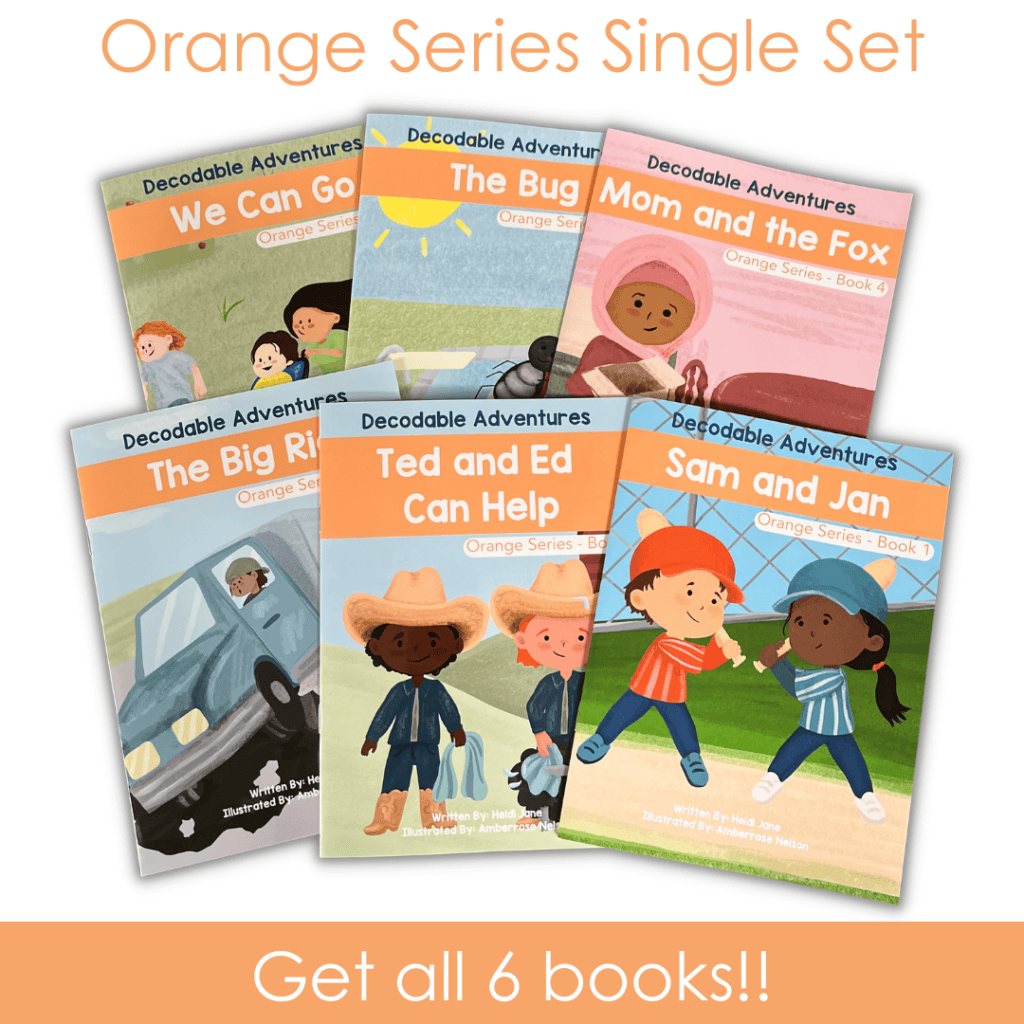 Decodable Adventure Series - Orange Set - CVC Words