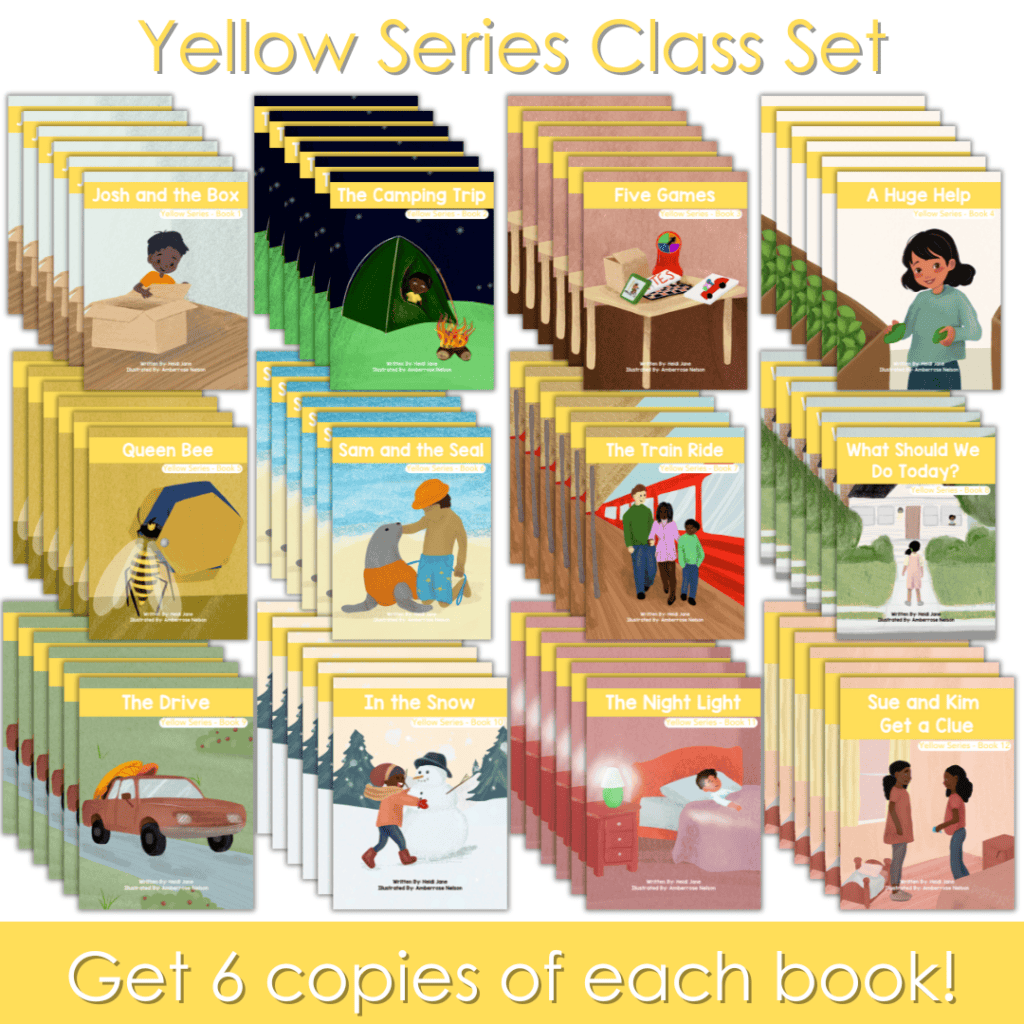 Decodable Adventure Series - Yellow Class Set - CVCE & Vowel Teams