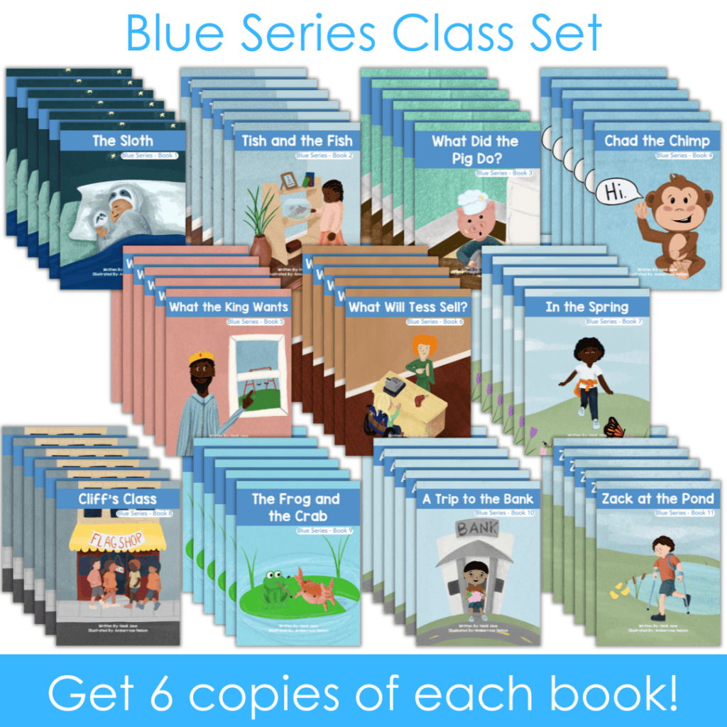 Decodable Adventure Series - Blue Class Set - Blends & Digraphs