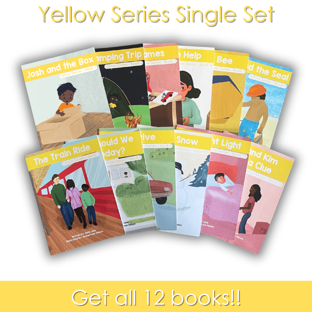 Decodable Adventure Series - Yellow Set - CVCE & Vowel Teams