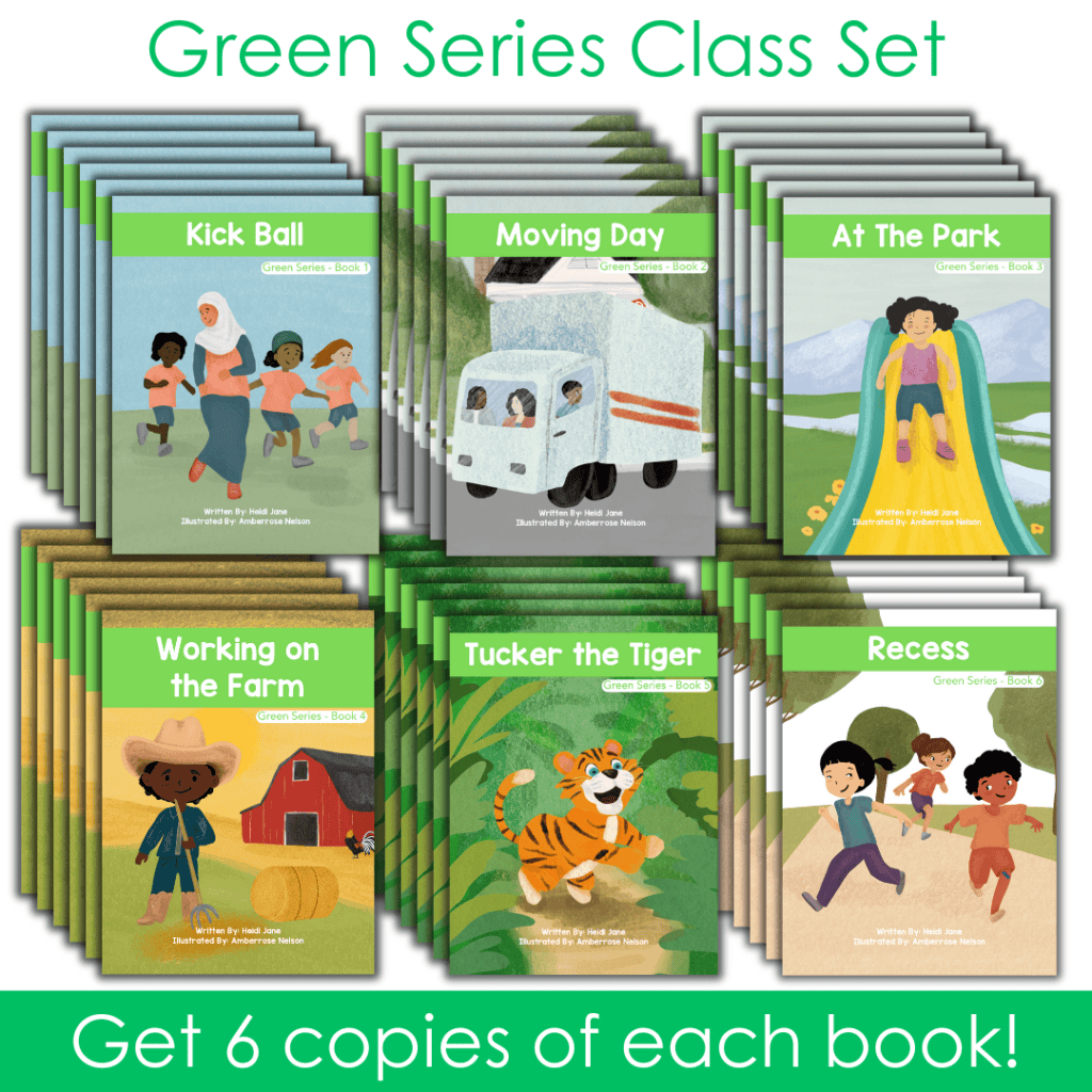 Decodable Adventure Series - Green Class Set - L & R Controlled Vowels