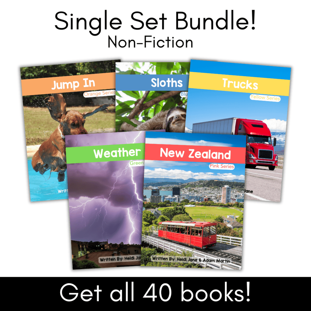 Decodable Adventure Series - Non-Fiction Single Set BUNDLE!