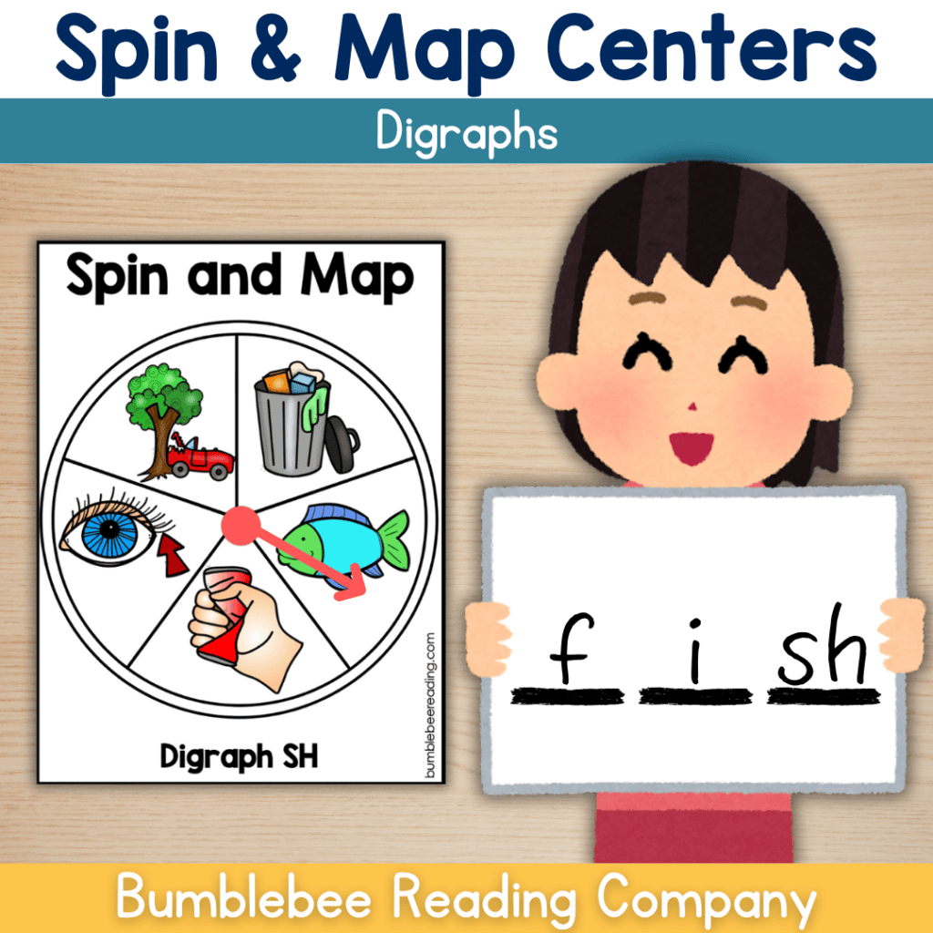 Word Mapping with Spinners - Digraphs