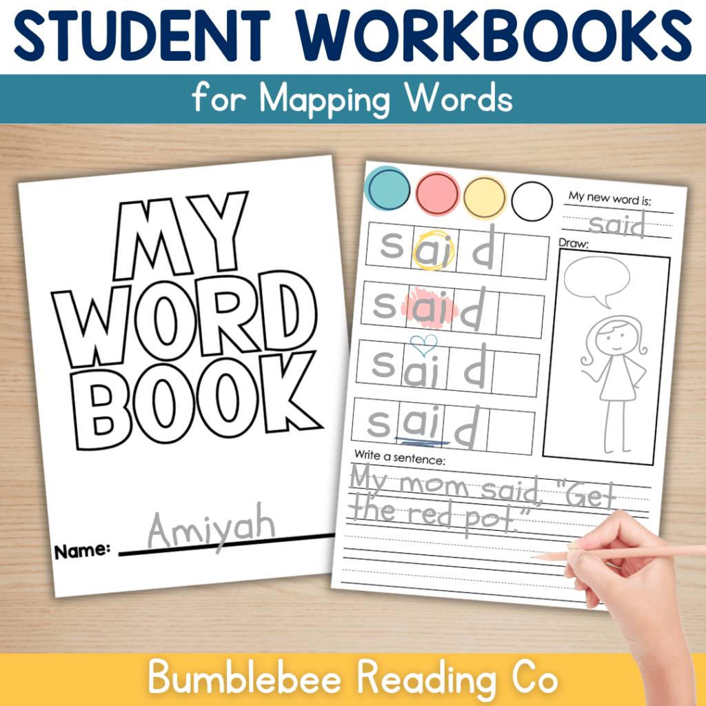 Heart Word Orthographic Mapping Books