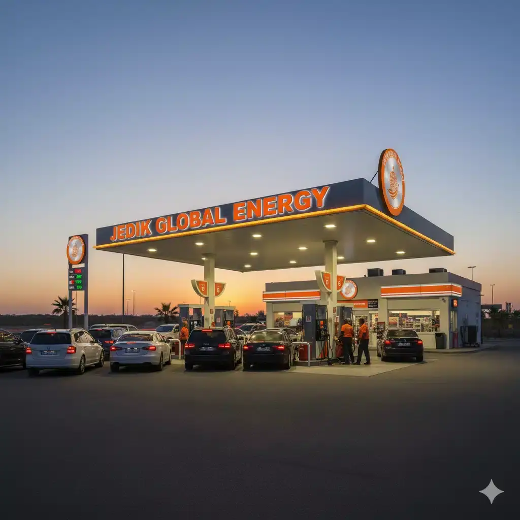 cheap cars with low fuel consumption at petrol station