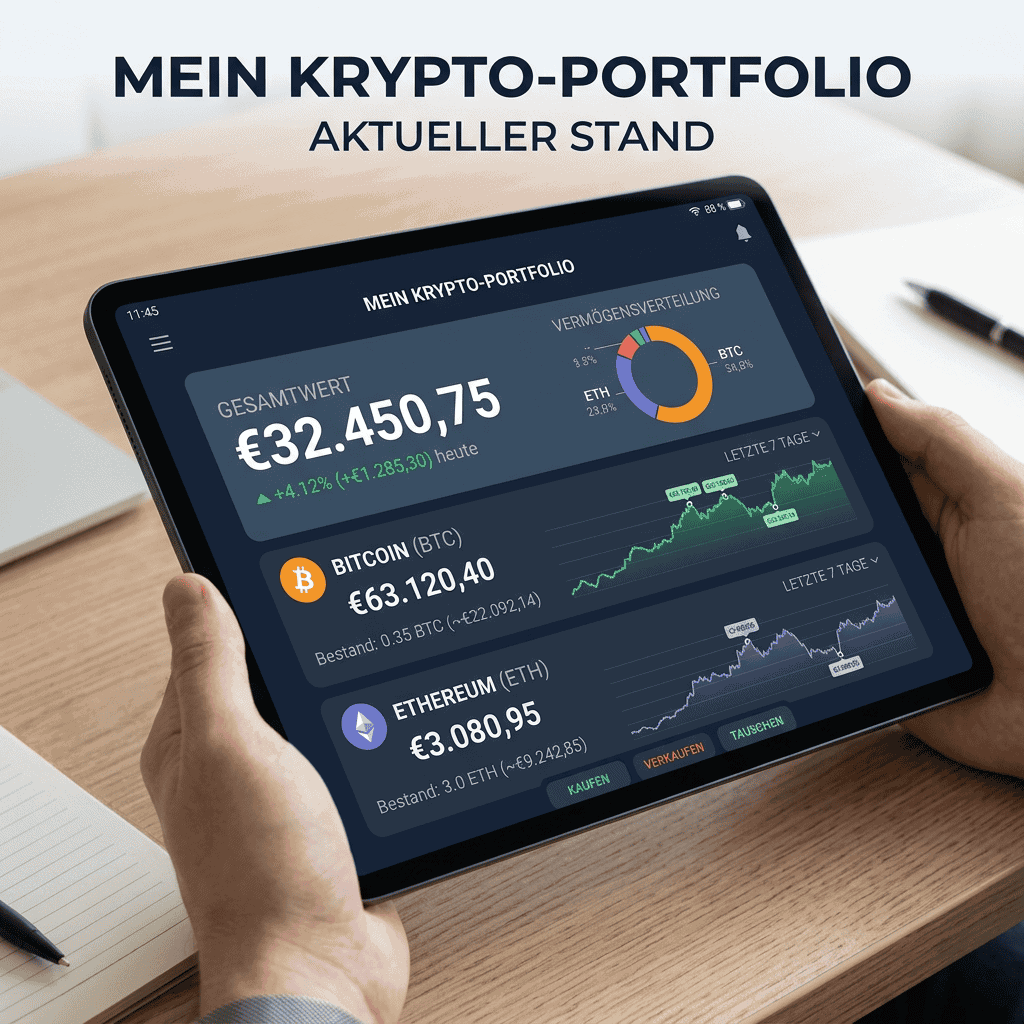 Krypto Portfolio aufbauen 2026: Die 3 konkreten Beispielportfolios für 1.000 €, 5.000 € und 10.000 €