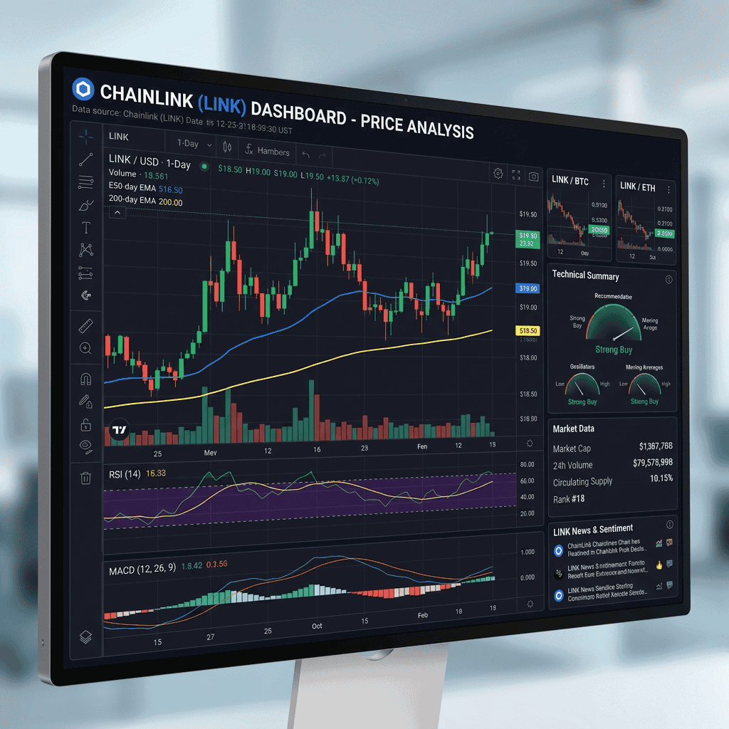 Chainlink (LINK) Analyse & Prognose 2026: CCIP, Bitwise-ETF, JPMorgan-Pilot und das Oracle-Paradox