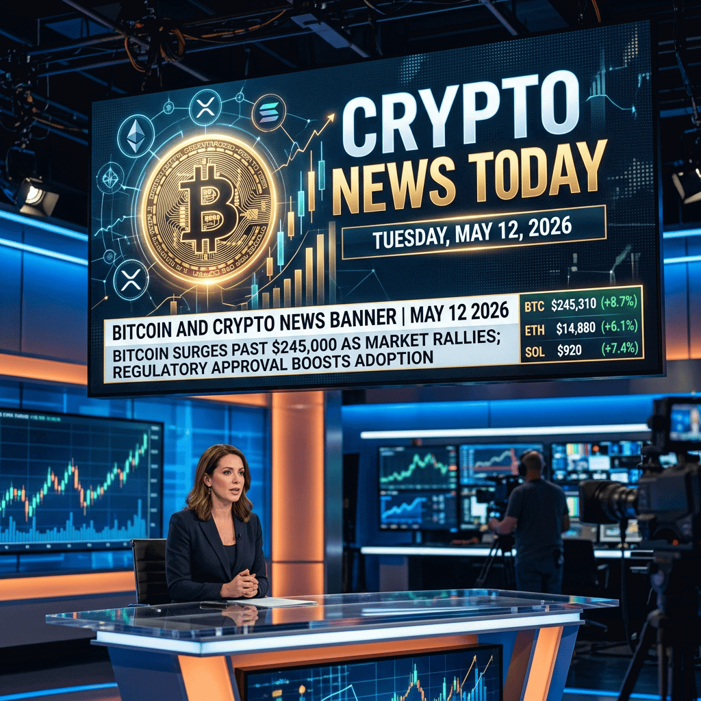 Krypto News 12. Mai 2026: Bitcoin kämpft um 81.000 $, CLARITY Act vor Deadline, Warsh übernimmt Fed