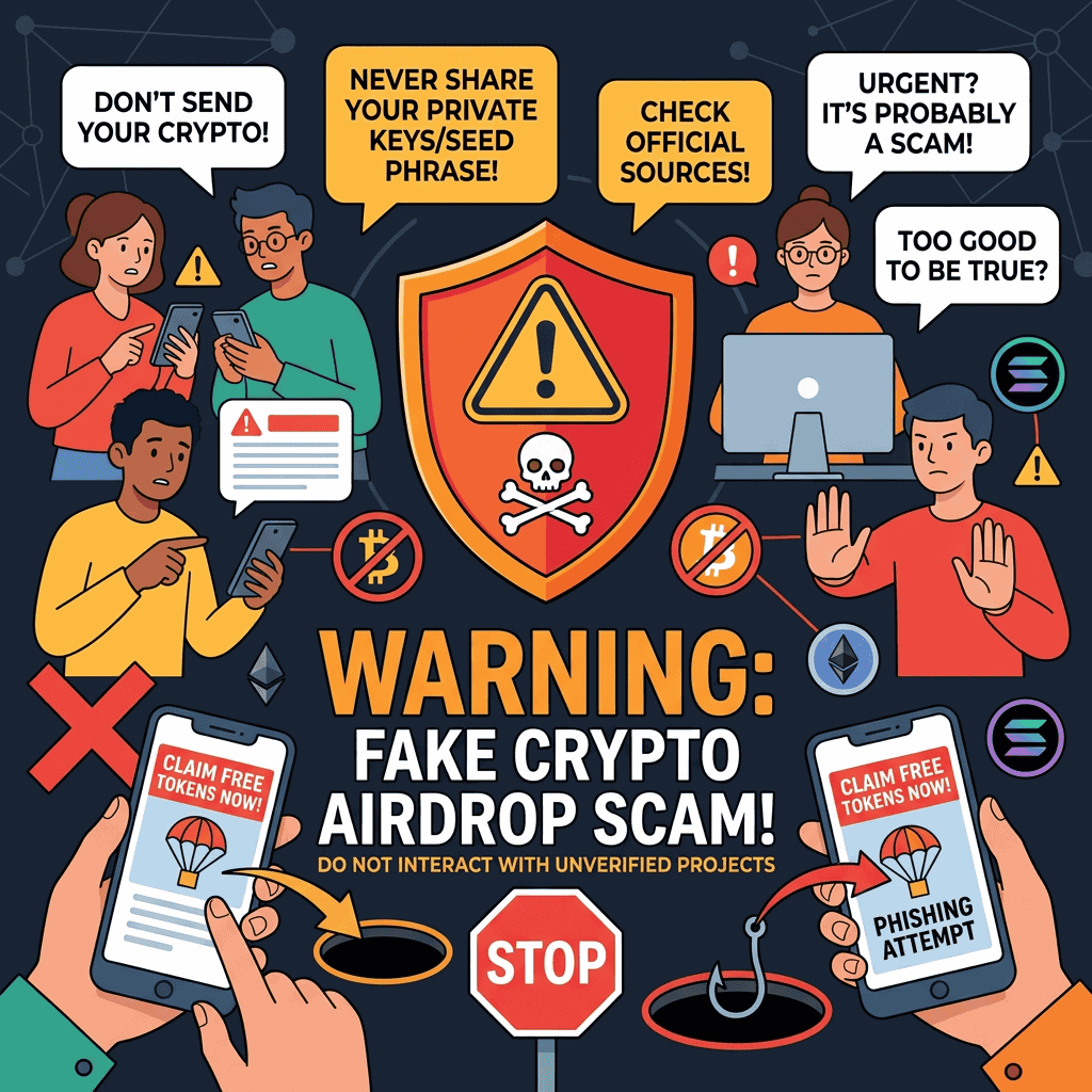 Fake Airdrops erkennen & vermeiden:Alle Betrugsmaschen 2026