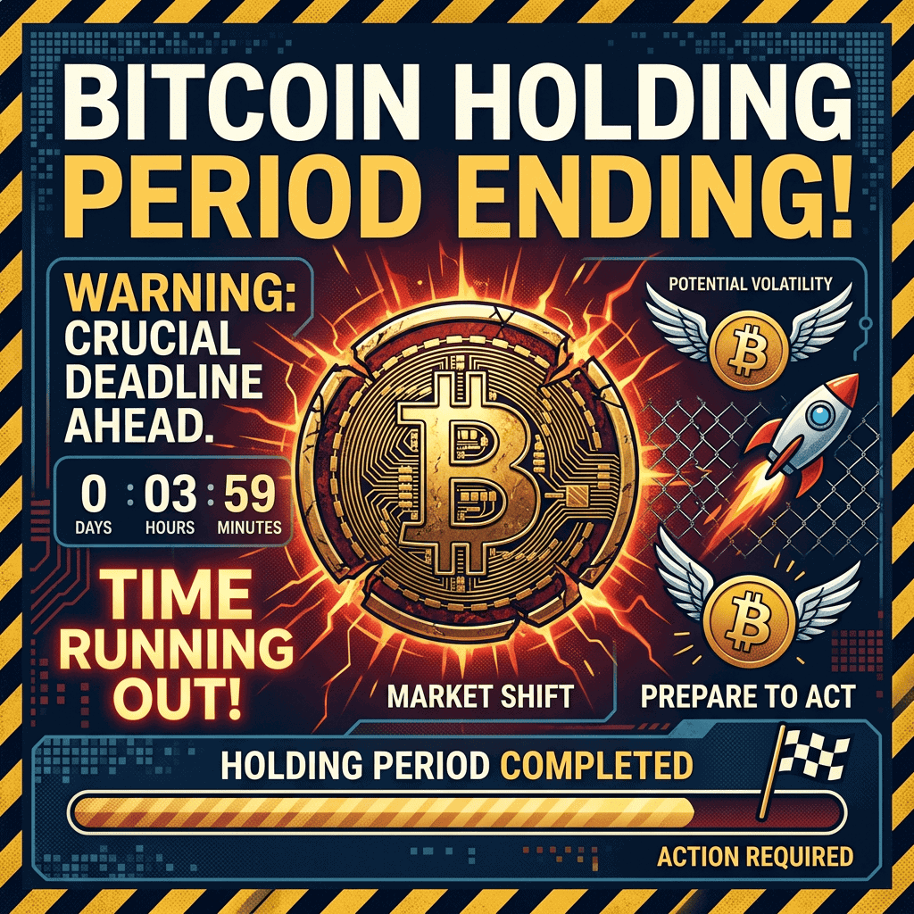 Bitcoin-Haltefrist vor dem Aus: Was du jetzt tun musst
