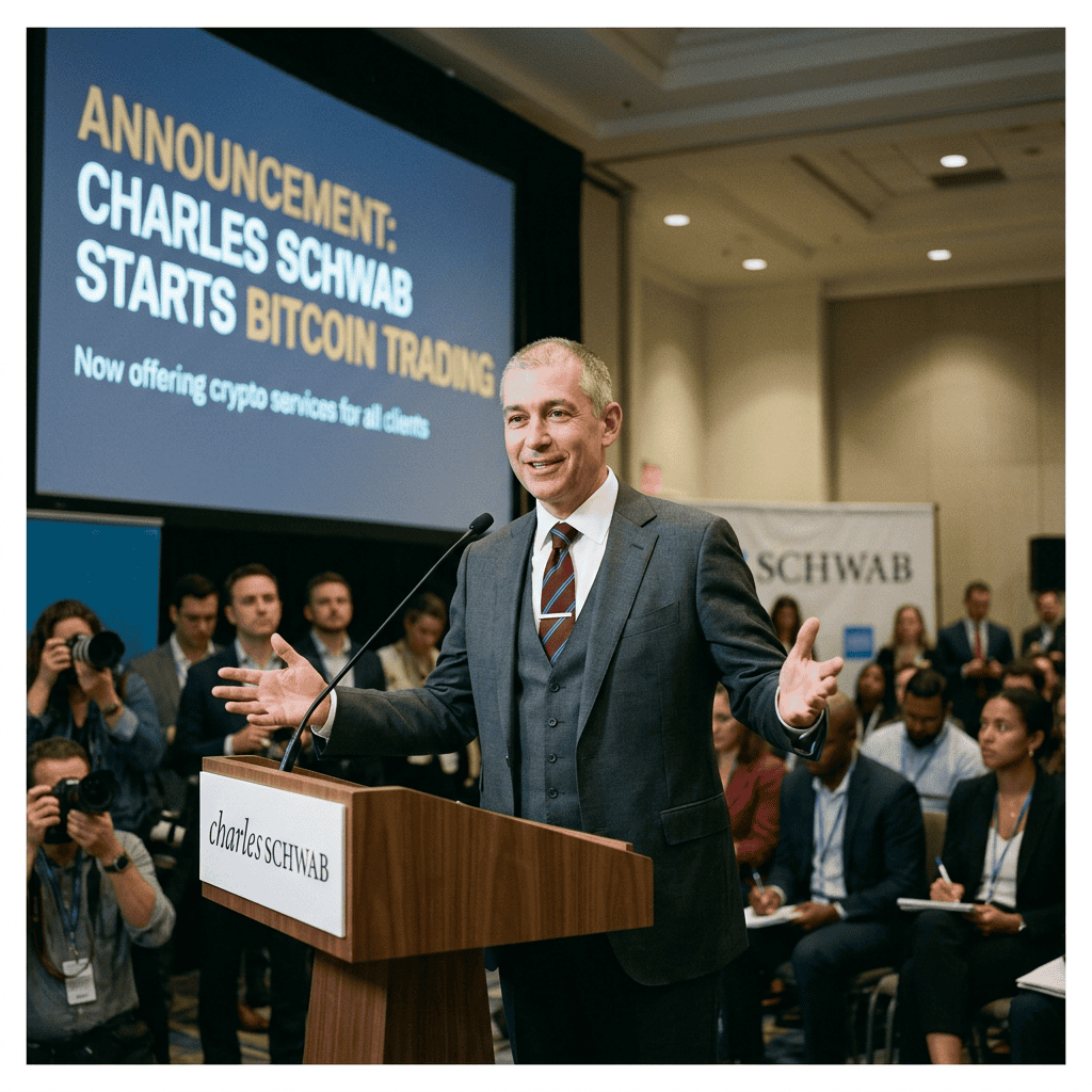 Charles Schwab startet Bitcoin-Handel für 35 Millionen Kunden