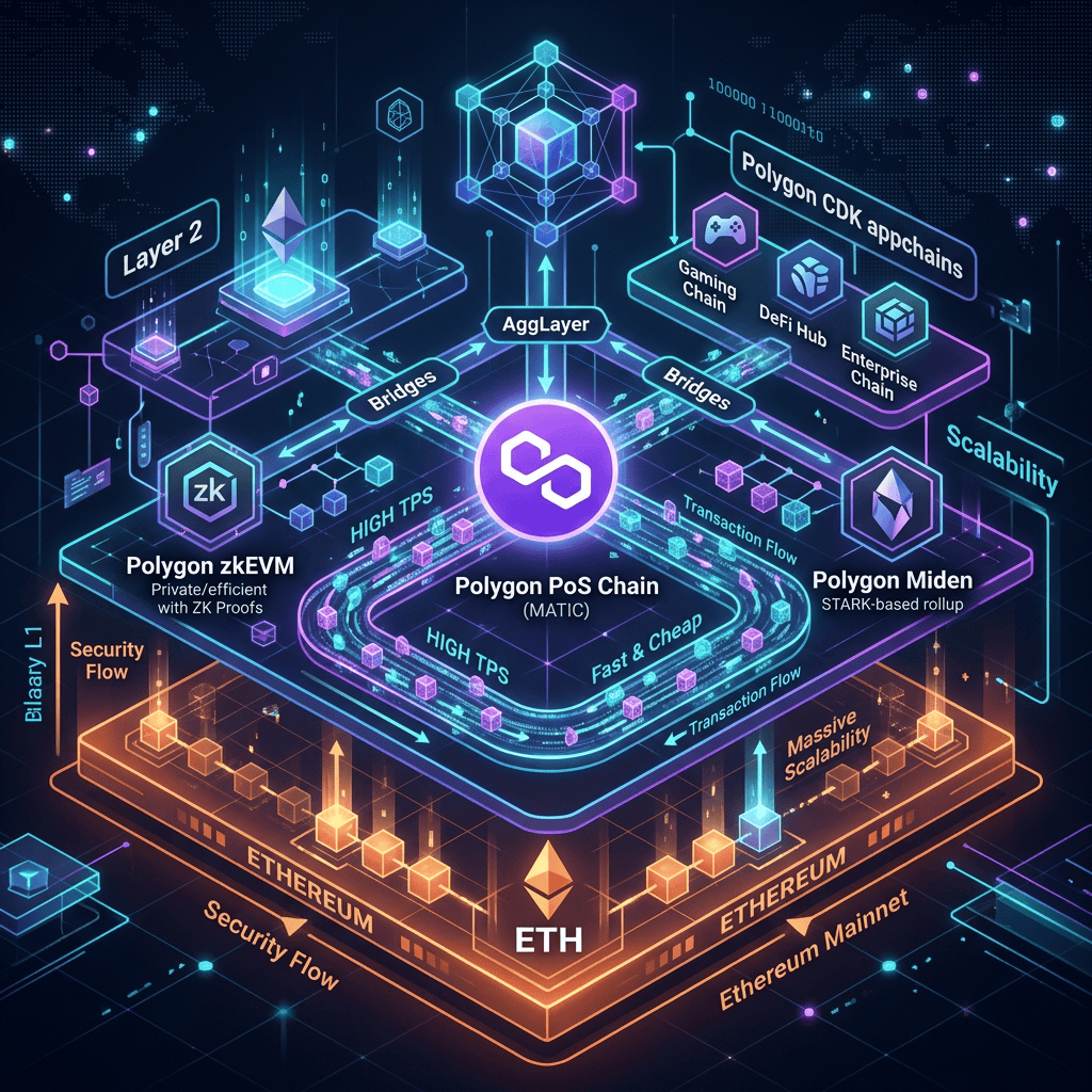Was ist Polygon (POL)? Ethereum-Skalierung, Technik und das komplette Ökosystem erklärt