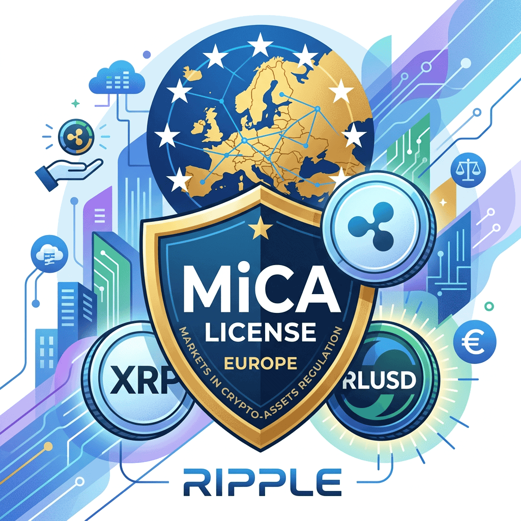 Ripple erhält vollständige MiCA-Zulassung: Was die CASP-Lizenz für XRP, RLUSD und Europa wirklich bedeutet 8 Ripple erhält vollständige MiCA-Zulassung: Was die CASP-Lizenz für XRP, RLUSD und Europa wirklich bedeutet