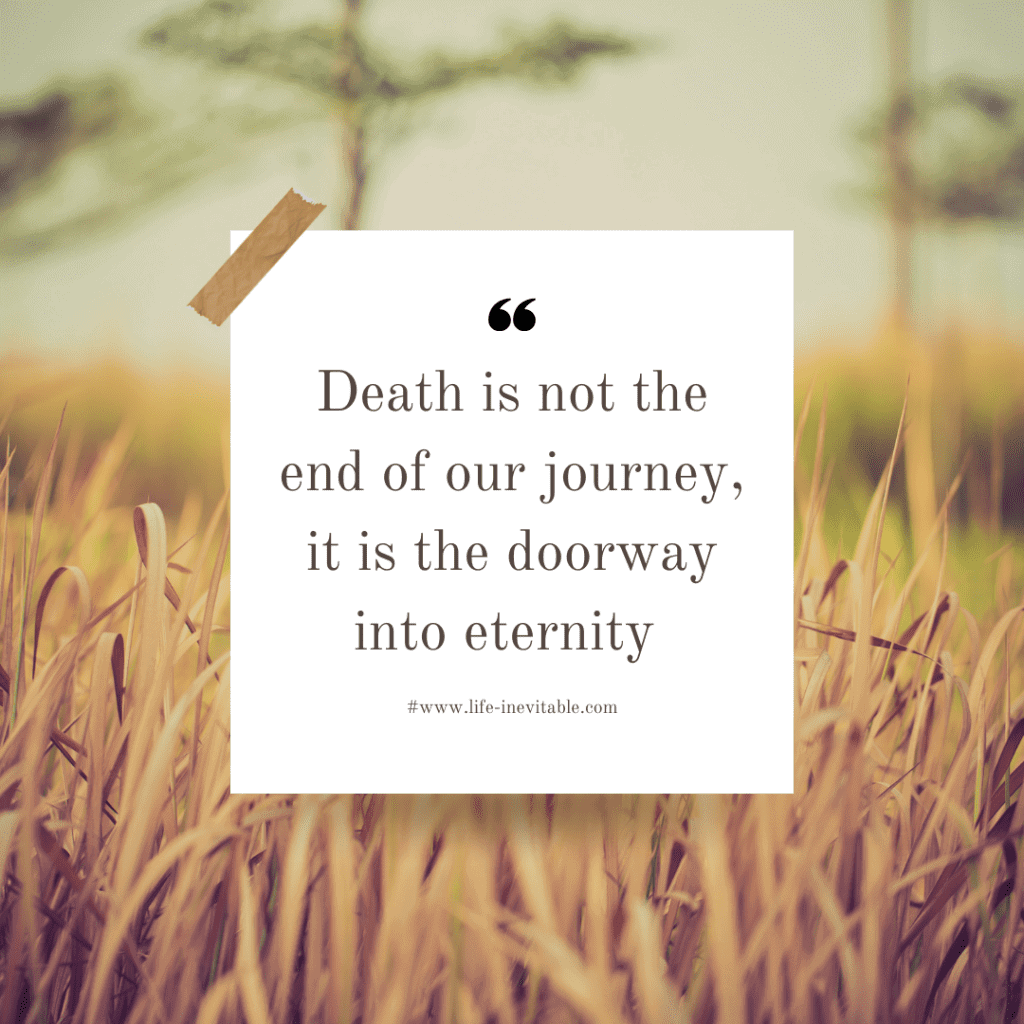 Death is not the end