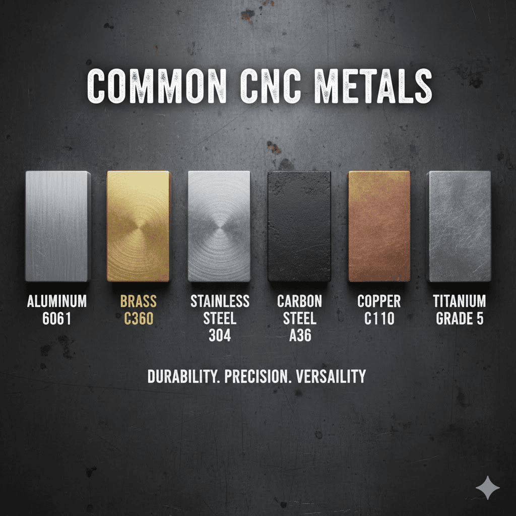 Common CNC Metals