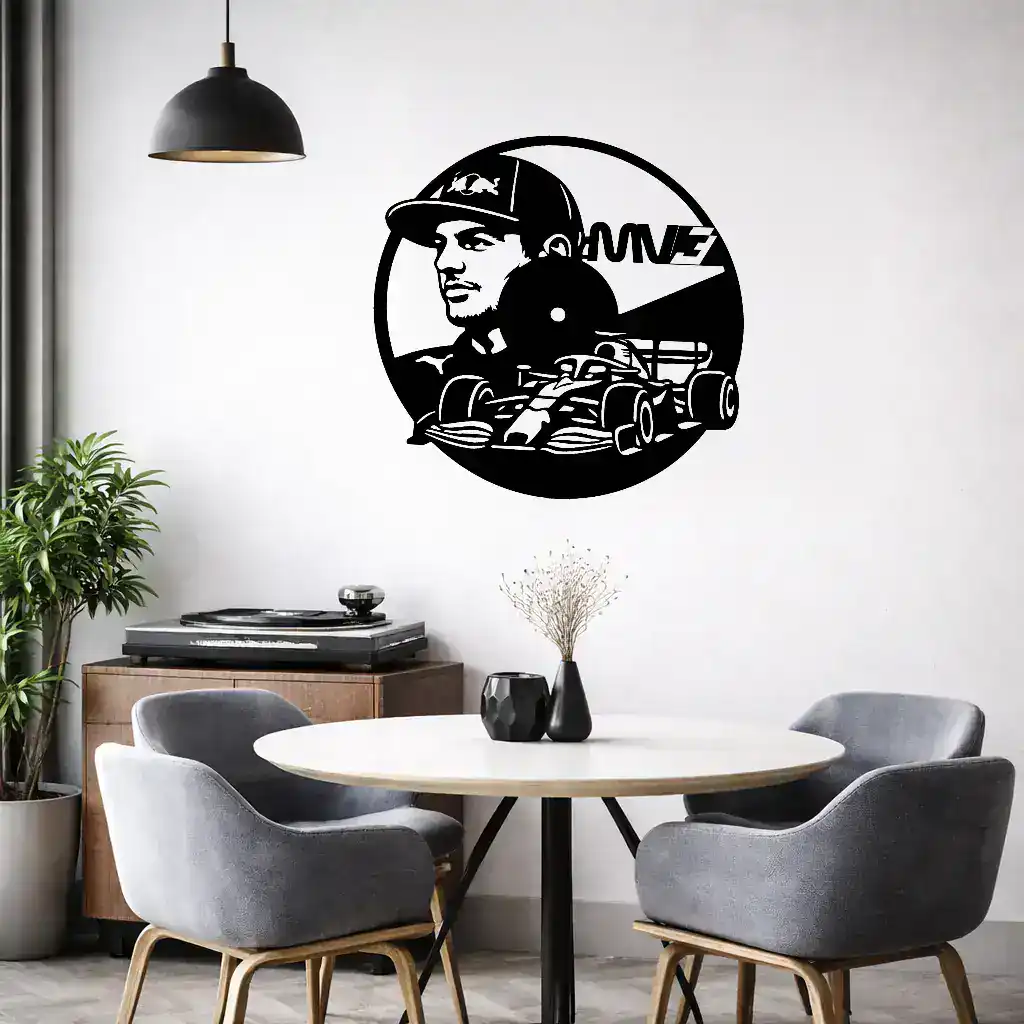 Max Verstappen F1 Wall Art in Acryl.