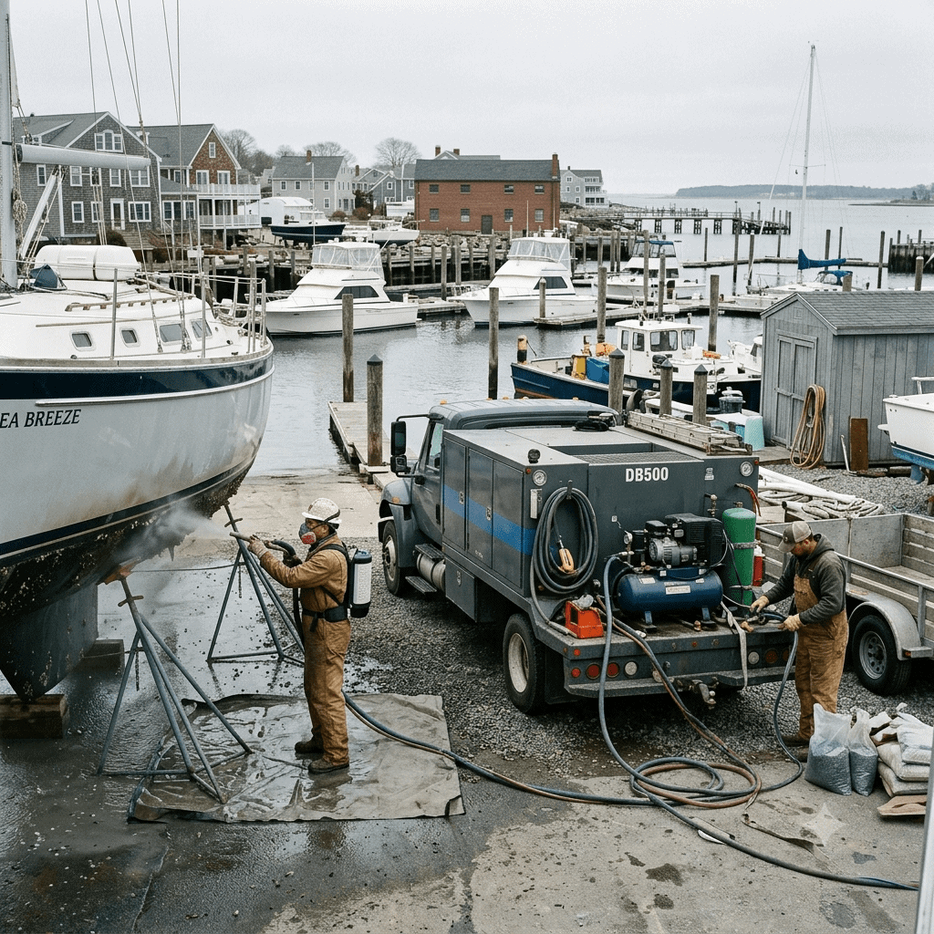mobile blasting service Massachusetts