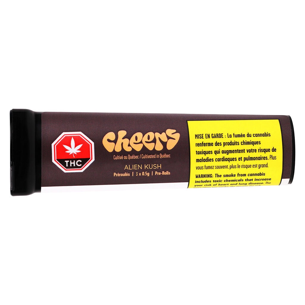 Alien Kush Pre-Rolls 3 Pack by Cheers Cannabis
