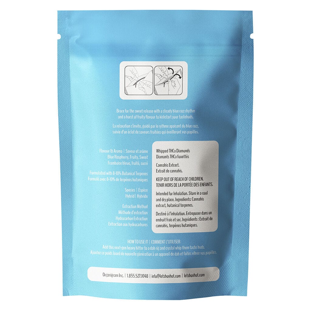 Code Blue Whipped Diamonds 1.2g BoxHot Hybrid Montrose Cannabis