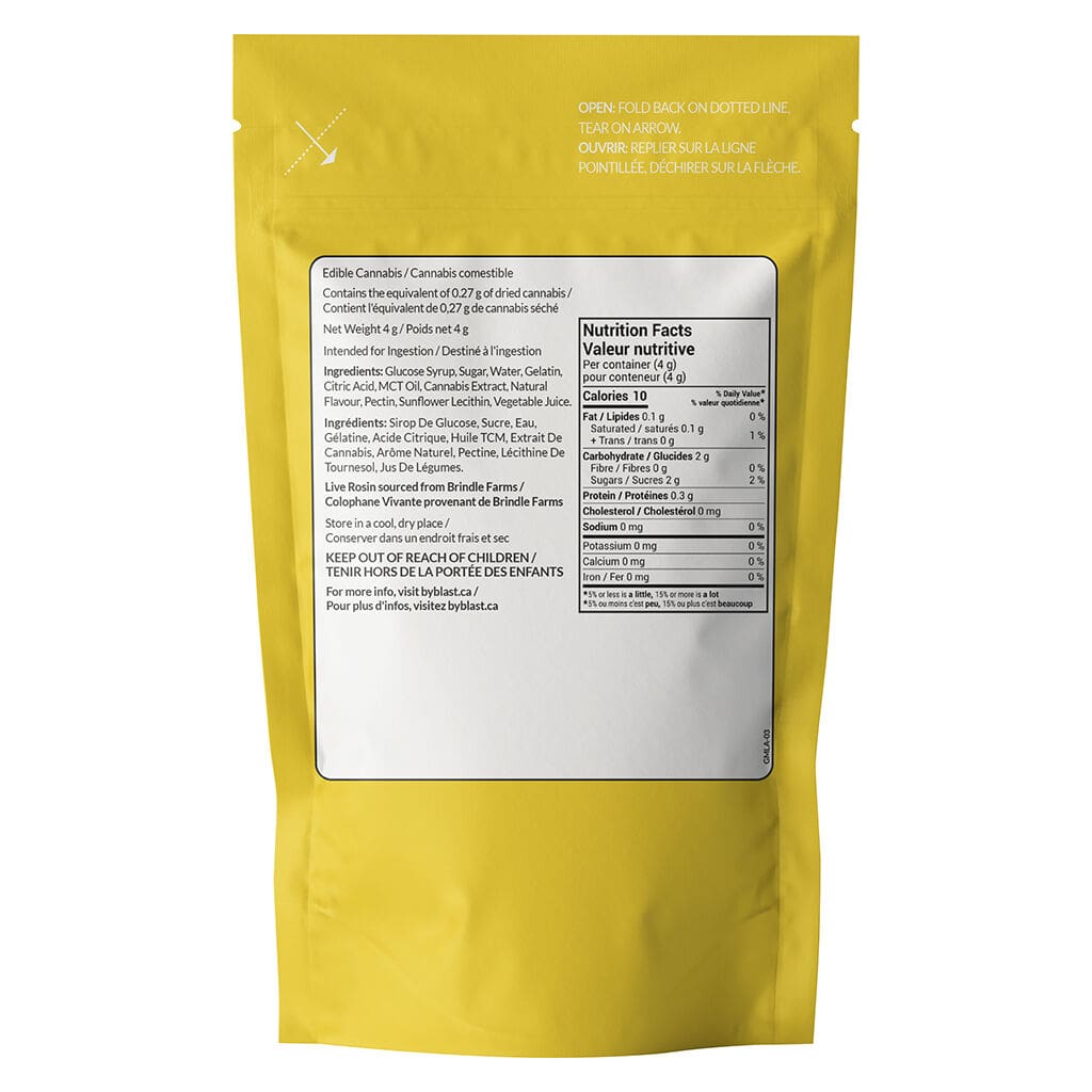 La Kush Cake Sour Pineapple Soft Chew – BLAST Indica | Montrose Cannabis