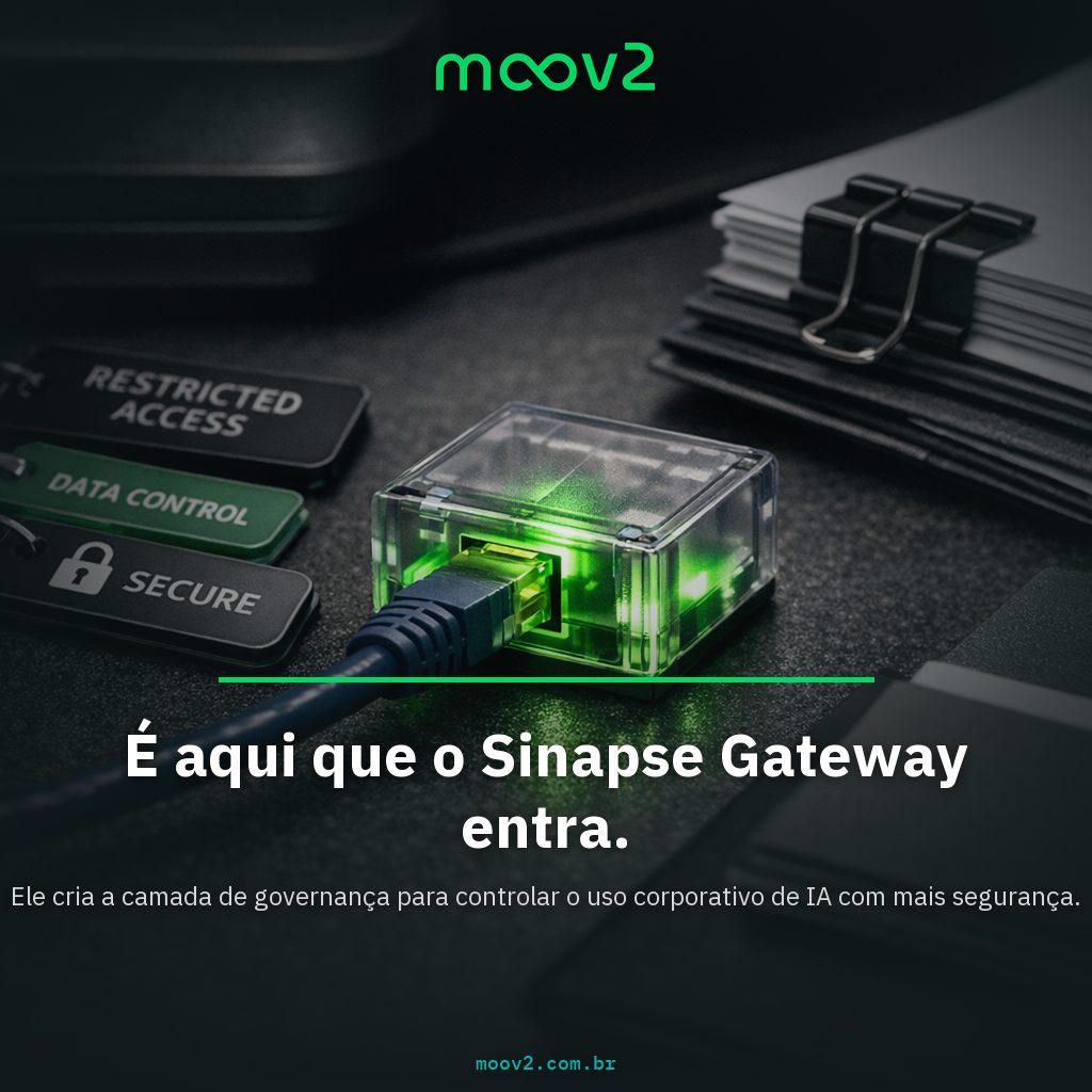 Sinapse Gateway como camada de governança para uso corporativo de IA com segurança