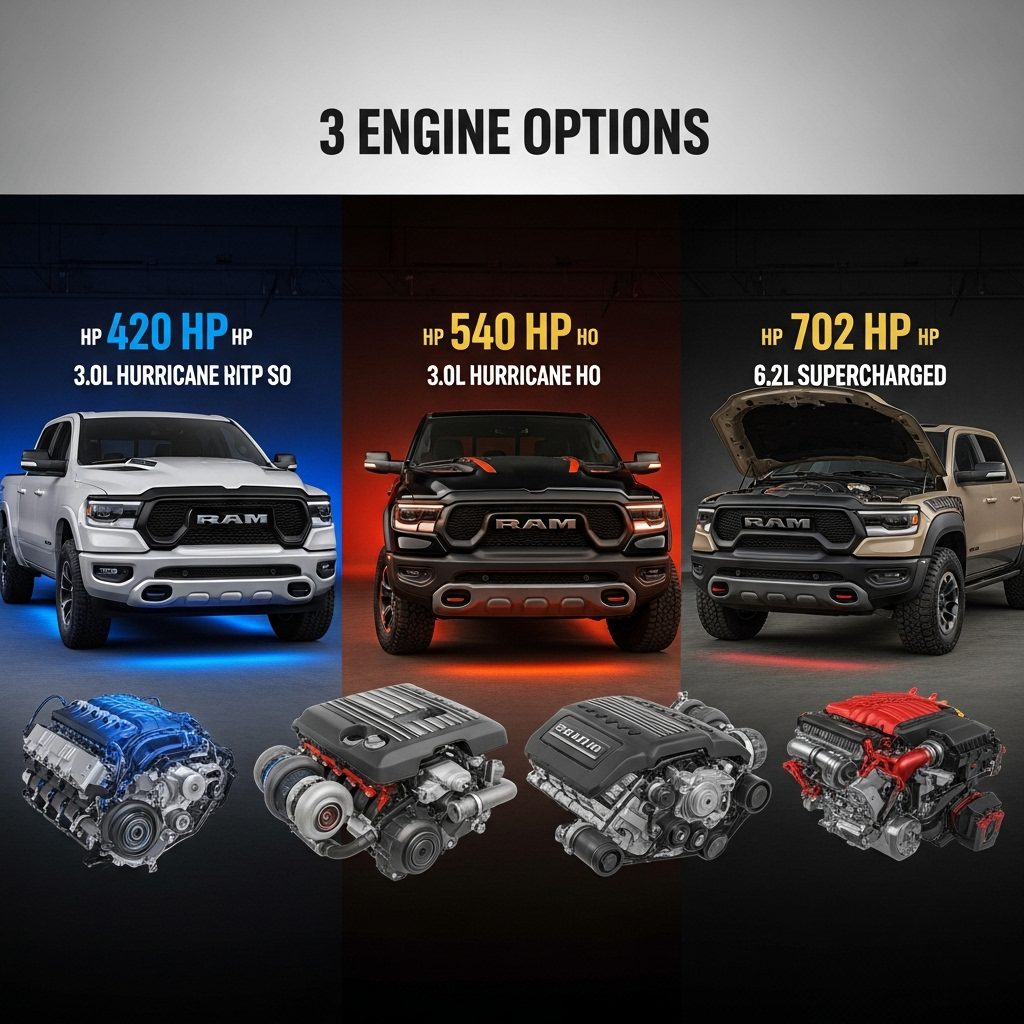 2026 Ram 1500 Engine Options: Hurricane, Hemi & TRX Powertrains ...