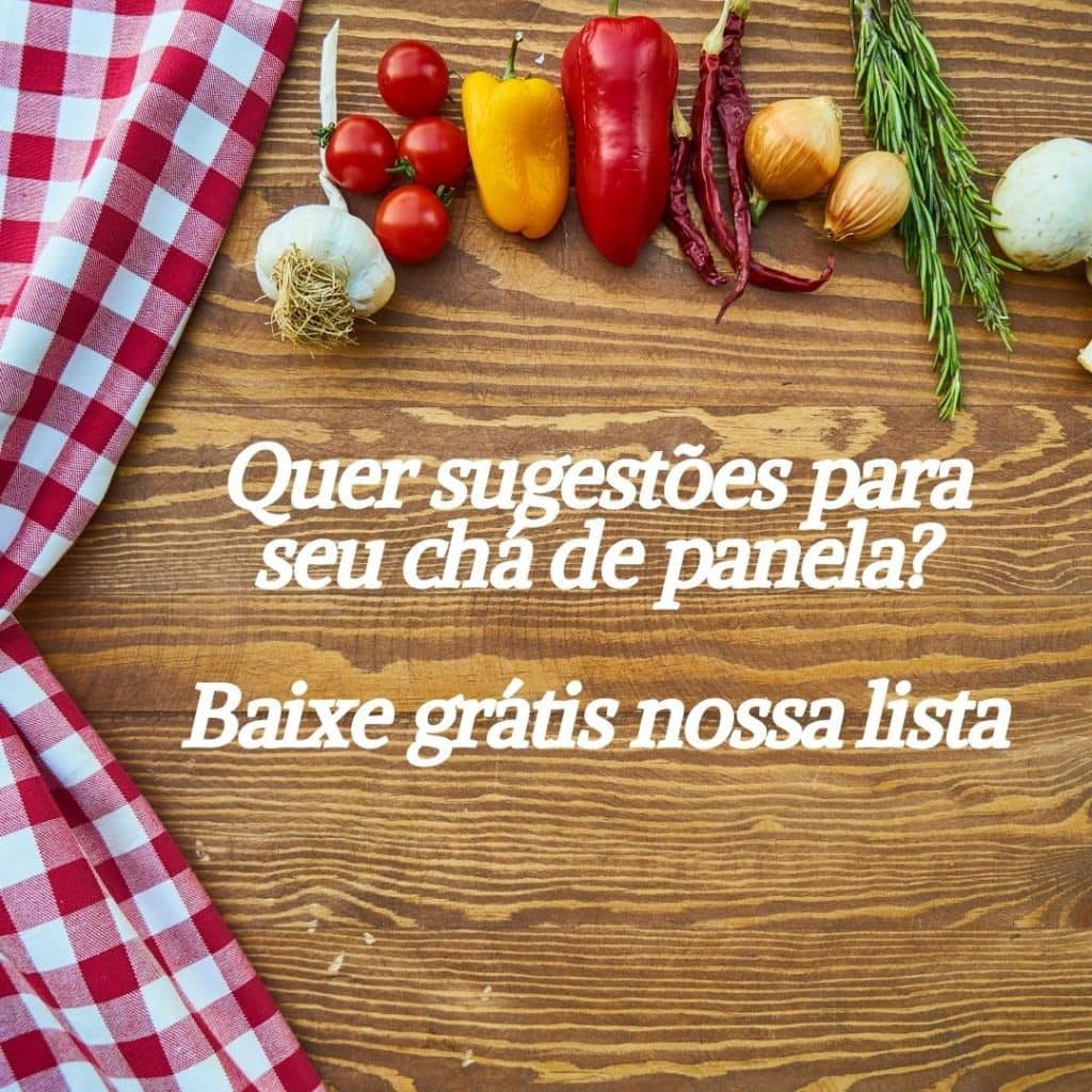 lista chá de cozinha