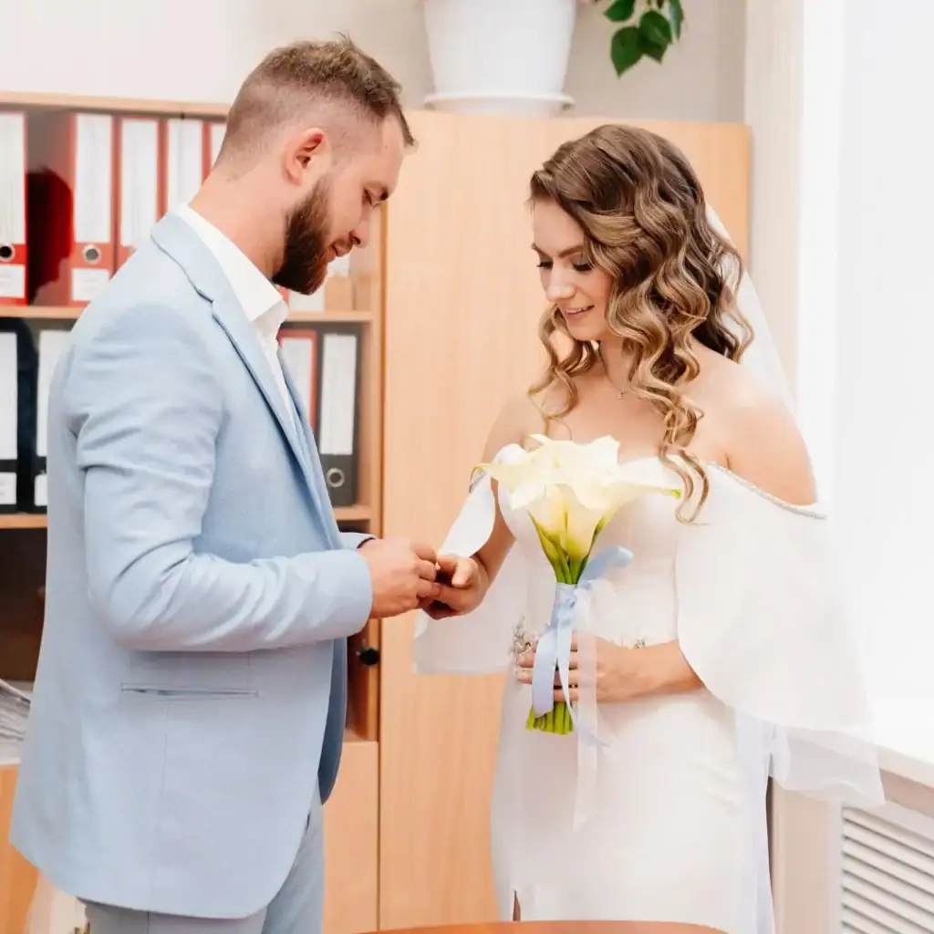 Casamento no cartório - Noiva Pergunta