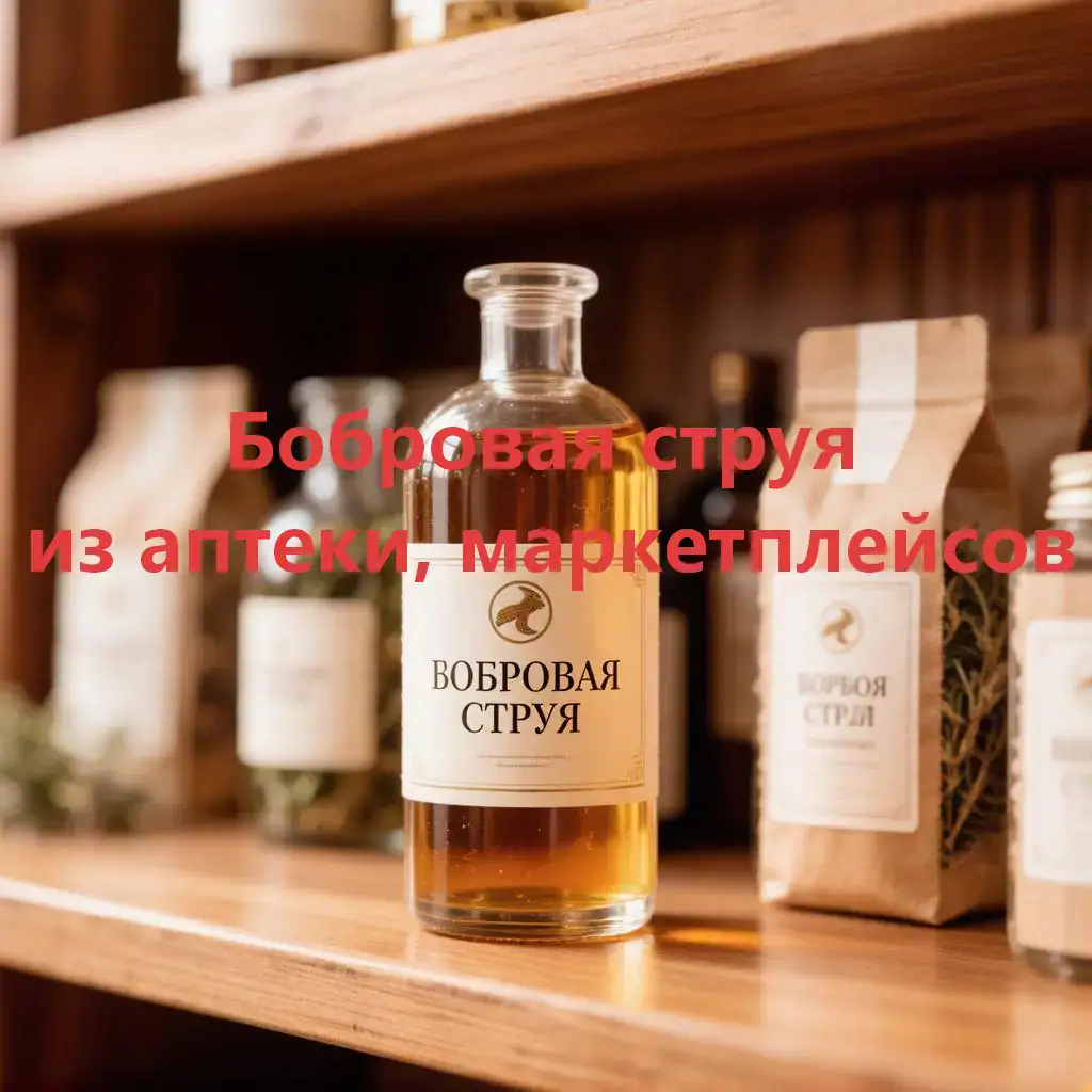 Можно  бобровую струю пить из аптеки, маркетплейса?