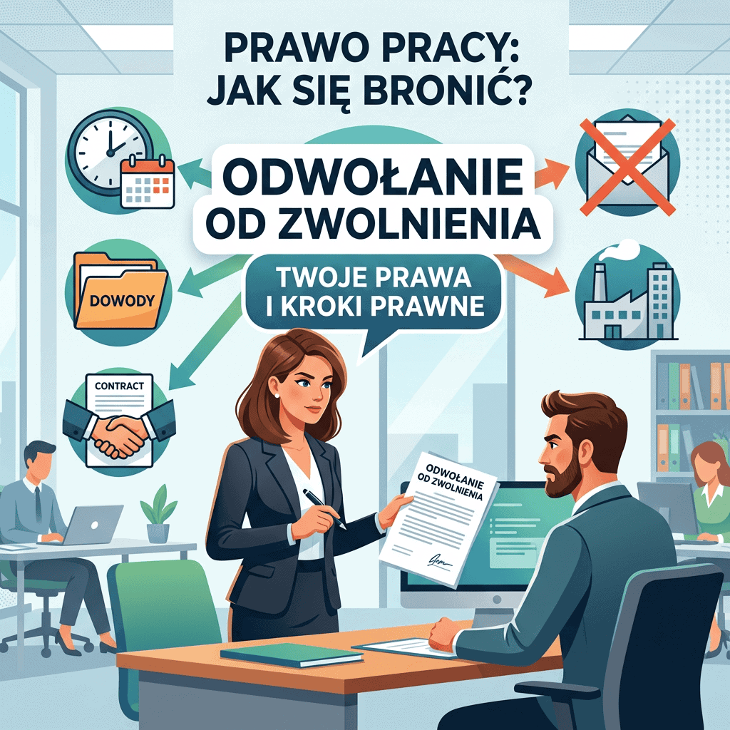 Jak odwołać się od zwolnienia dyscyplinarnego? Wzór i terminy