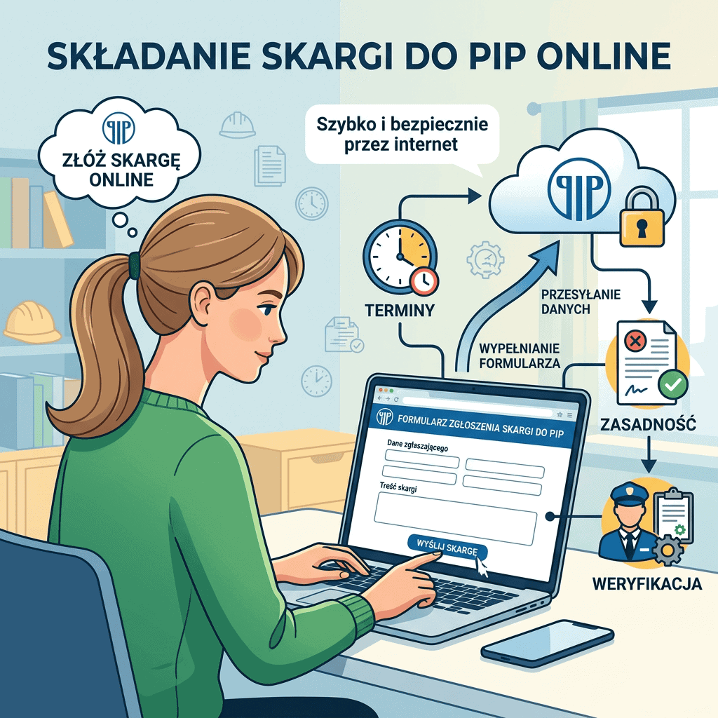 Jak złożyć skargę na pracodawcę do PIP przez internet?