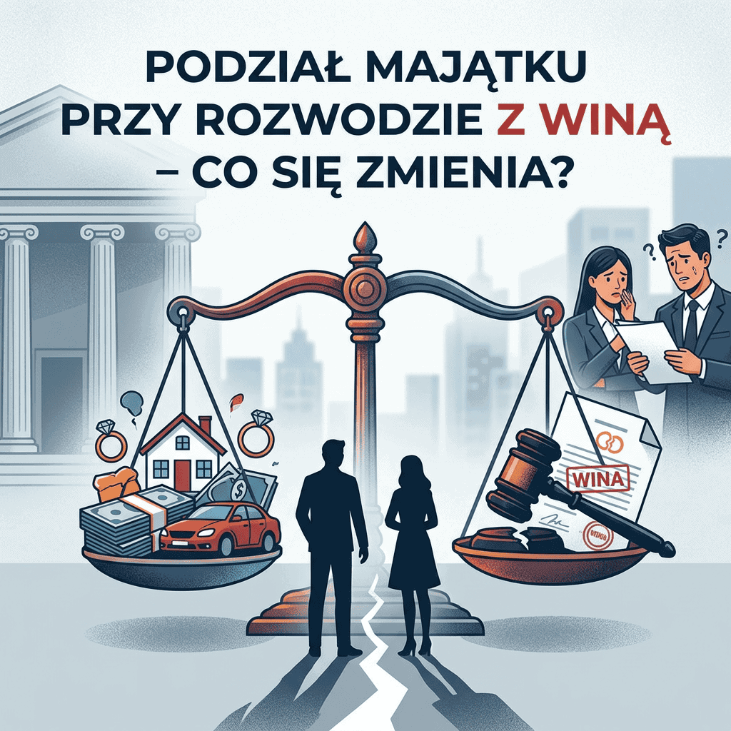 PODZIAŁ MAJĄTKU PRZY ROZWODZIE Z WINĄ – CO SIĘ ZMIENIA?